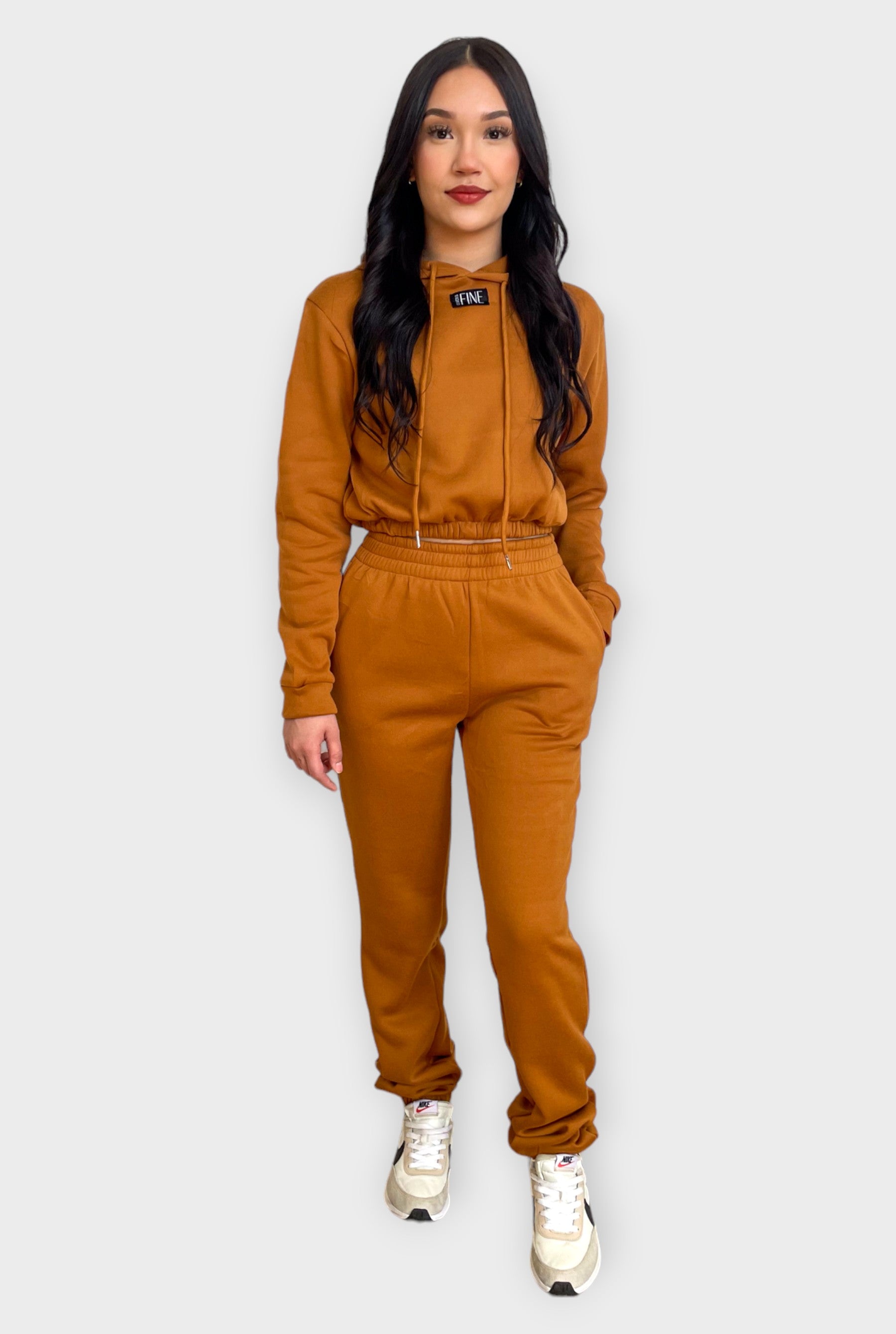 Sienna Activewear Long Sleeve hoodie and sweatpants Set for Women - Ceiavonandfine